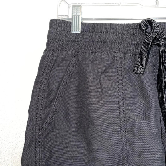 Maurices Black High Rise Drawstring Waist Pull-on Fabric Shorts Small Women’s - Picture 2 of 12